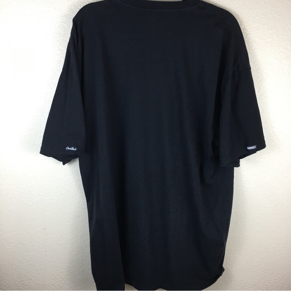 Crooks & Castles Streetwear Short Sleeve Black T-Shirt Red White Graphic Sz 3XL - Picture 6 of 12